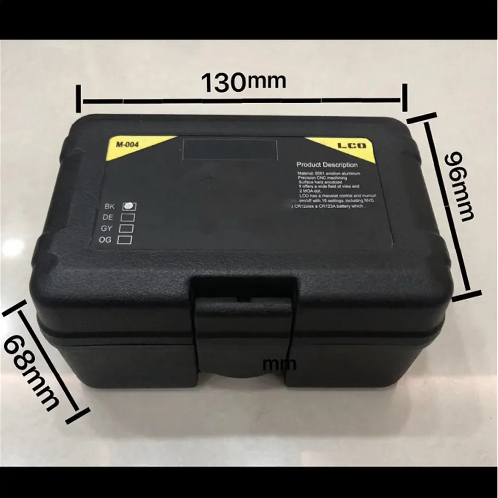 Caja de Herramientas impermeable con espuma, equipo de protección, estuche portátil, alcance infrarrojo, punto rojo, instrumento electrónico