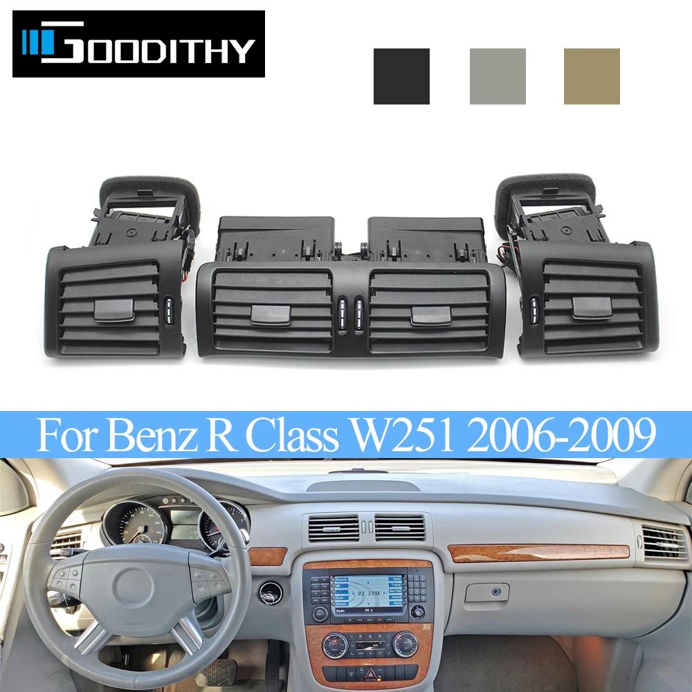 

Car Front Left Right Middle Air Conditioning AC Vent Grille Outlet Complete Assembly For Mercedes Benz R Class W251 2006-2009