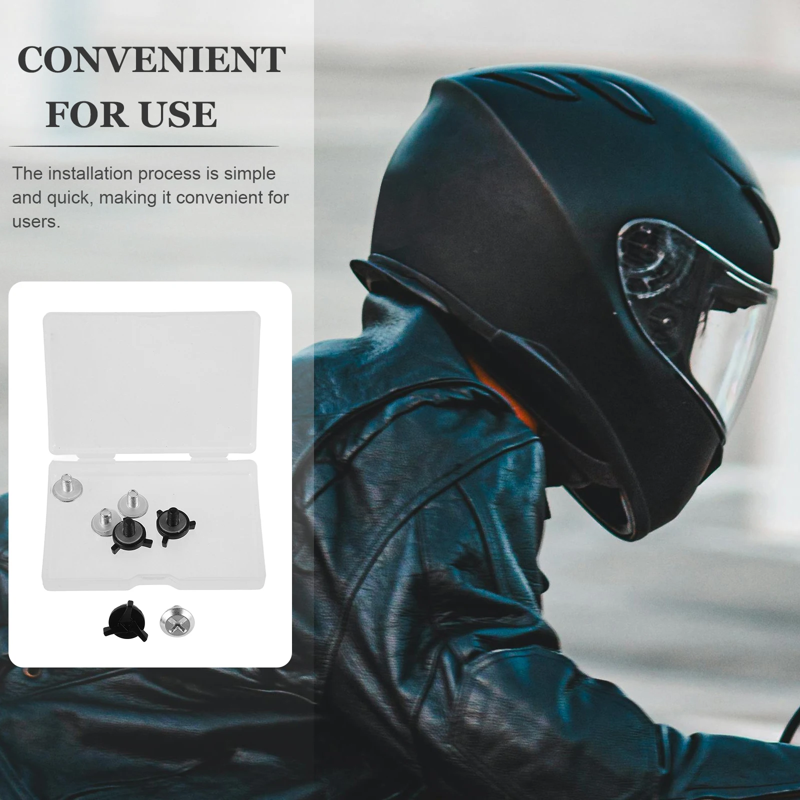 

7 Pcs Motorcycle Helmet Visor Screw Kit Universal Helmet Screws Dirt Bike Accessories
