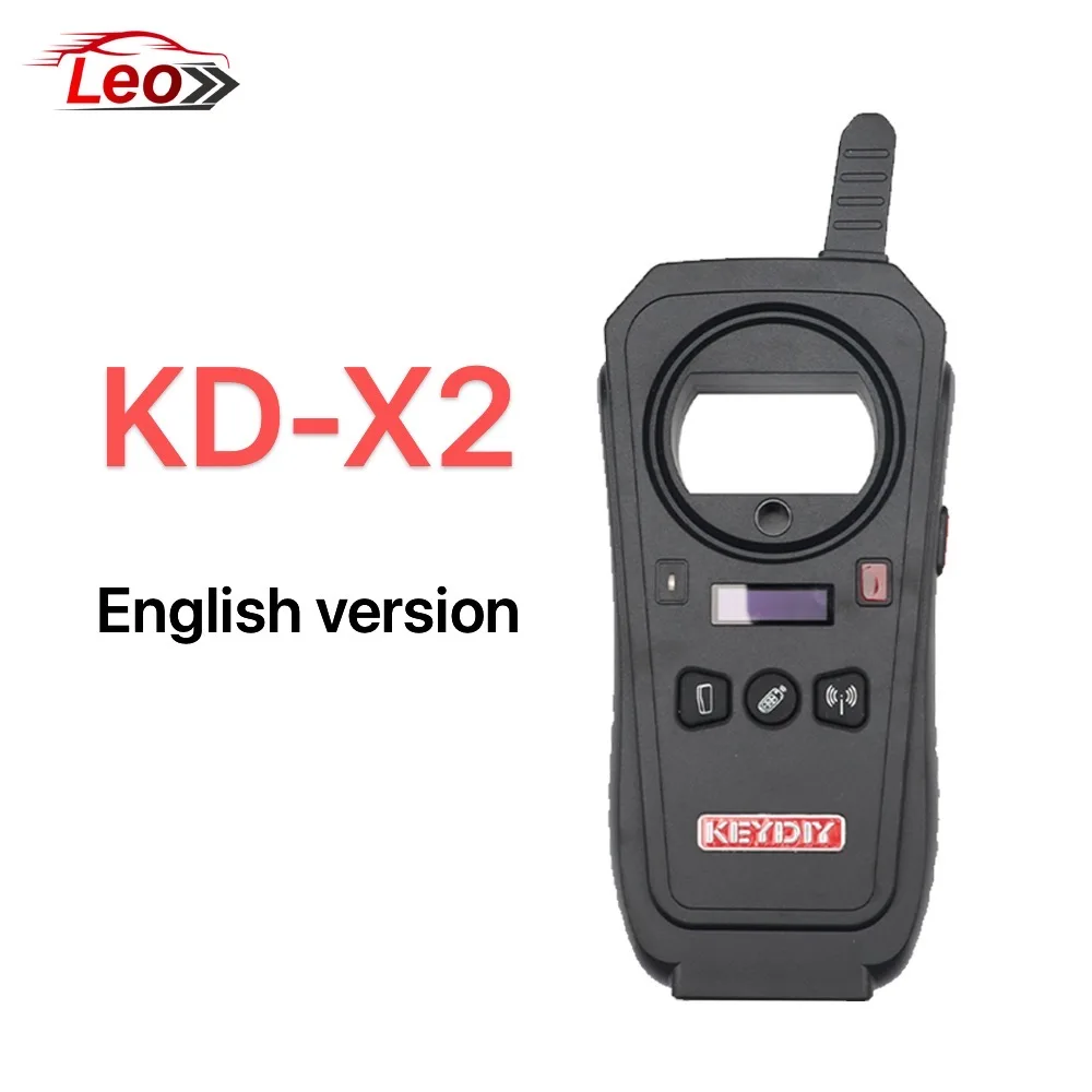Leo KD-X2 Car remote Key Chip Reader Frequency Tester Programmer Auto Remote Maker Unlocker Key Generator 96bit 48 Transponder