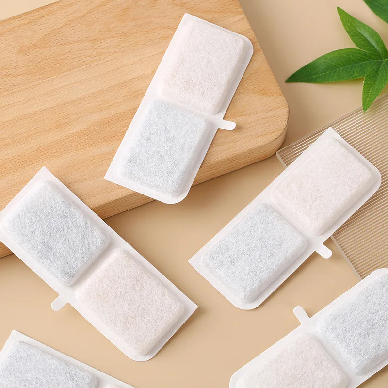 300pcs Cat Fountain Activated Carbon Water Dispenser Replacement Filters Pet Drinking Water Cleaner Suitable for Cat Fountains