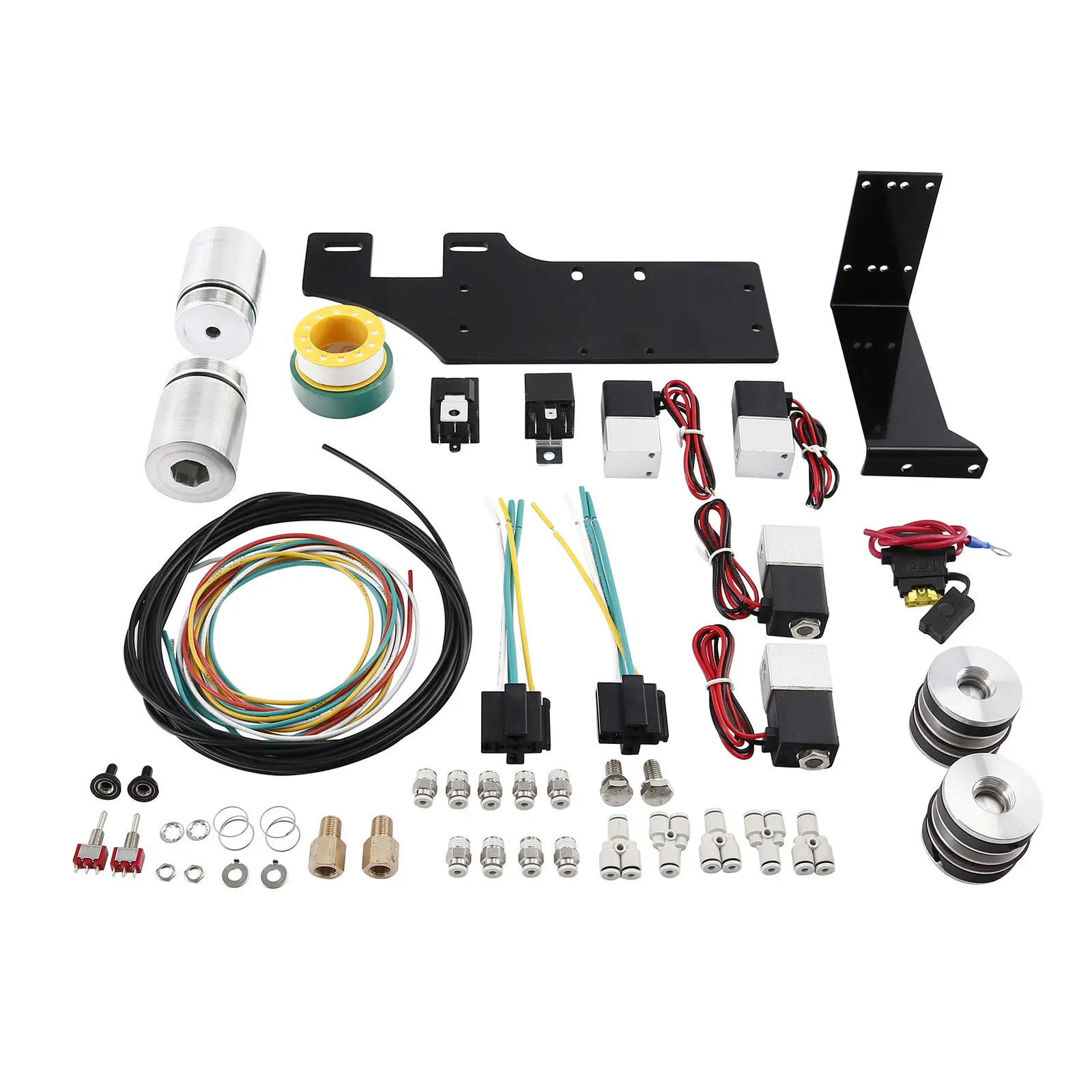 

Motorcycle Front Air Ride Suspension Lowering Kit For Harley Touring Road King Electra Glide Street Glide Road Glide 2014-2025
