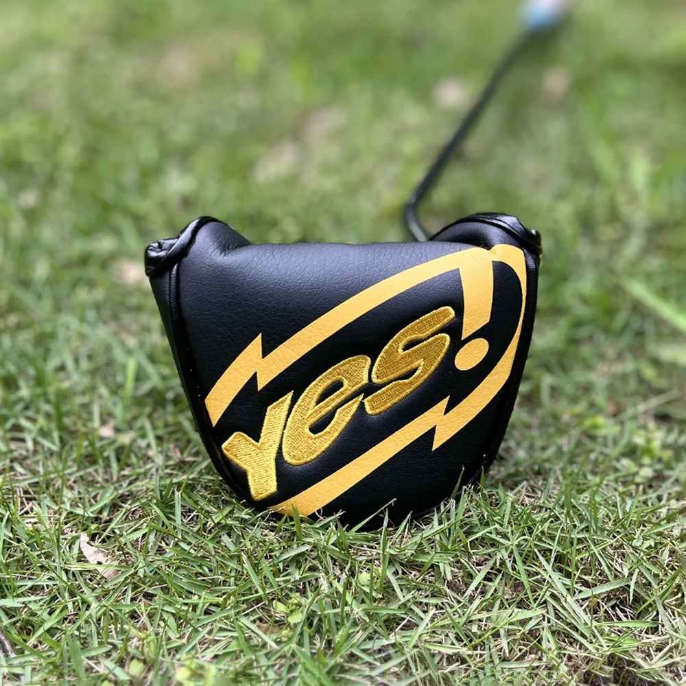 

1 шт. чехол для клюшки для гольфа, да с принтом, головной убор из искусственной кожи, аксессуары для гольфа