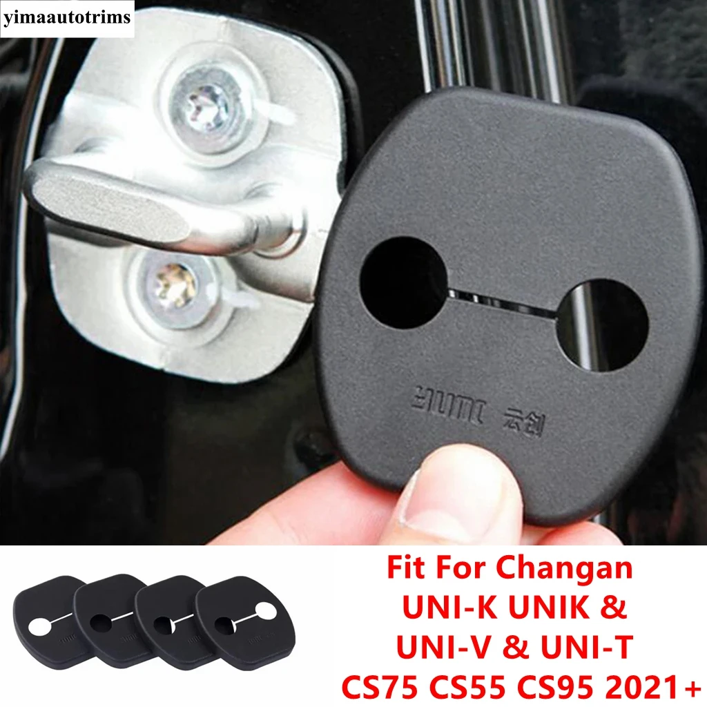 

Car Door Lock Cap Protecttion Decor Cover Trim Accessories For Changan UNI-K UNIK & UNI-V & UNI-T & CS75 CS55 CS95 2021 - 2024