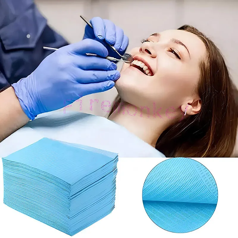 

Dental table cover cleaning pad, disposable bib sheet, bottom pad hygienic personal bib waterproof