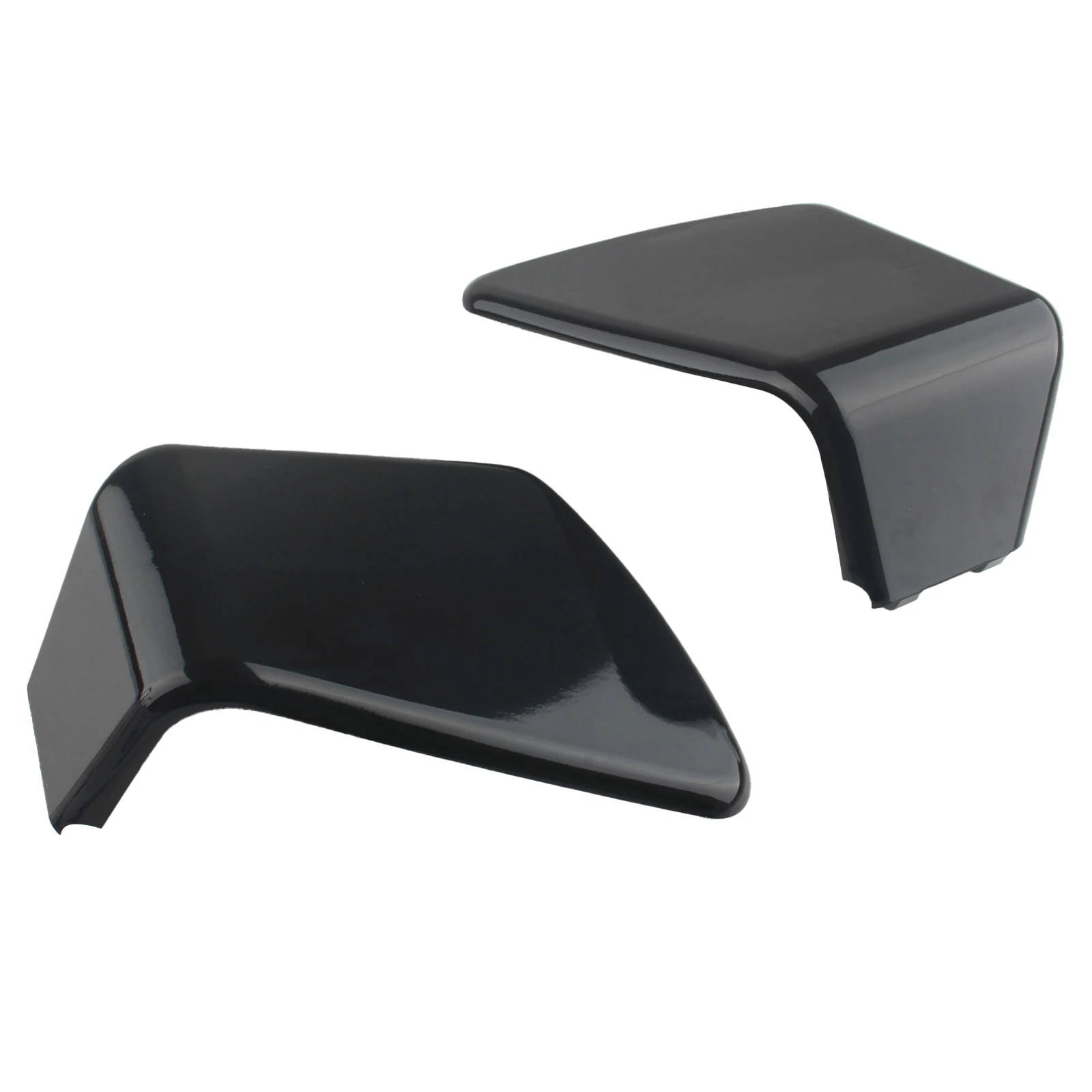 دراجة نارية اليسار واليمين الداخلية هدية صندوق القفازات طقم غطاء الباب حية الأسود ل هارلي ديفيدسون الطريق الإنزلاق 1998-2013