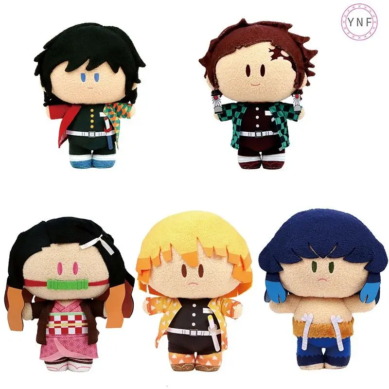 

Kamado Tanjirou Hashibira Inosuke Tomioka Giyuu Plush Doll Stuffed Body Cosplay Clothes Cotton Christmas Present