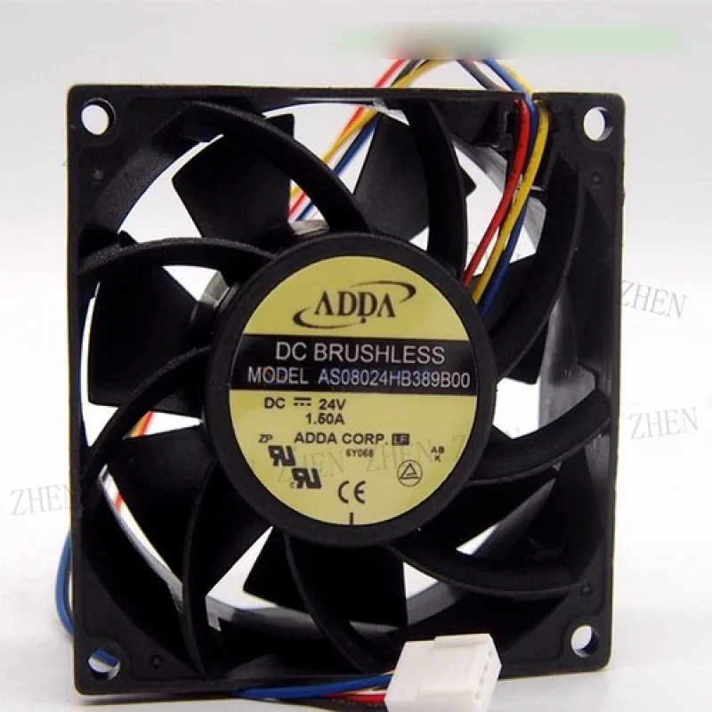 

Y 1pcs New for ADDA AS08024HB389B00 24V 1.50A 4-wire PWM inverter fan # QW.