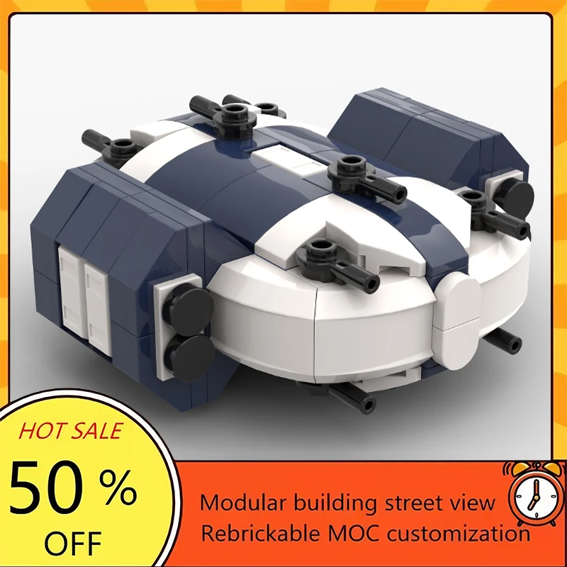 

144PCS Popular Space War Movie Model MOC Building Bricks Spaceship Modular Technology Gifts Holiday Assemble Children Toy Suit