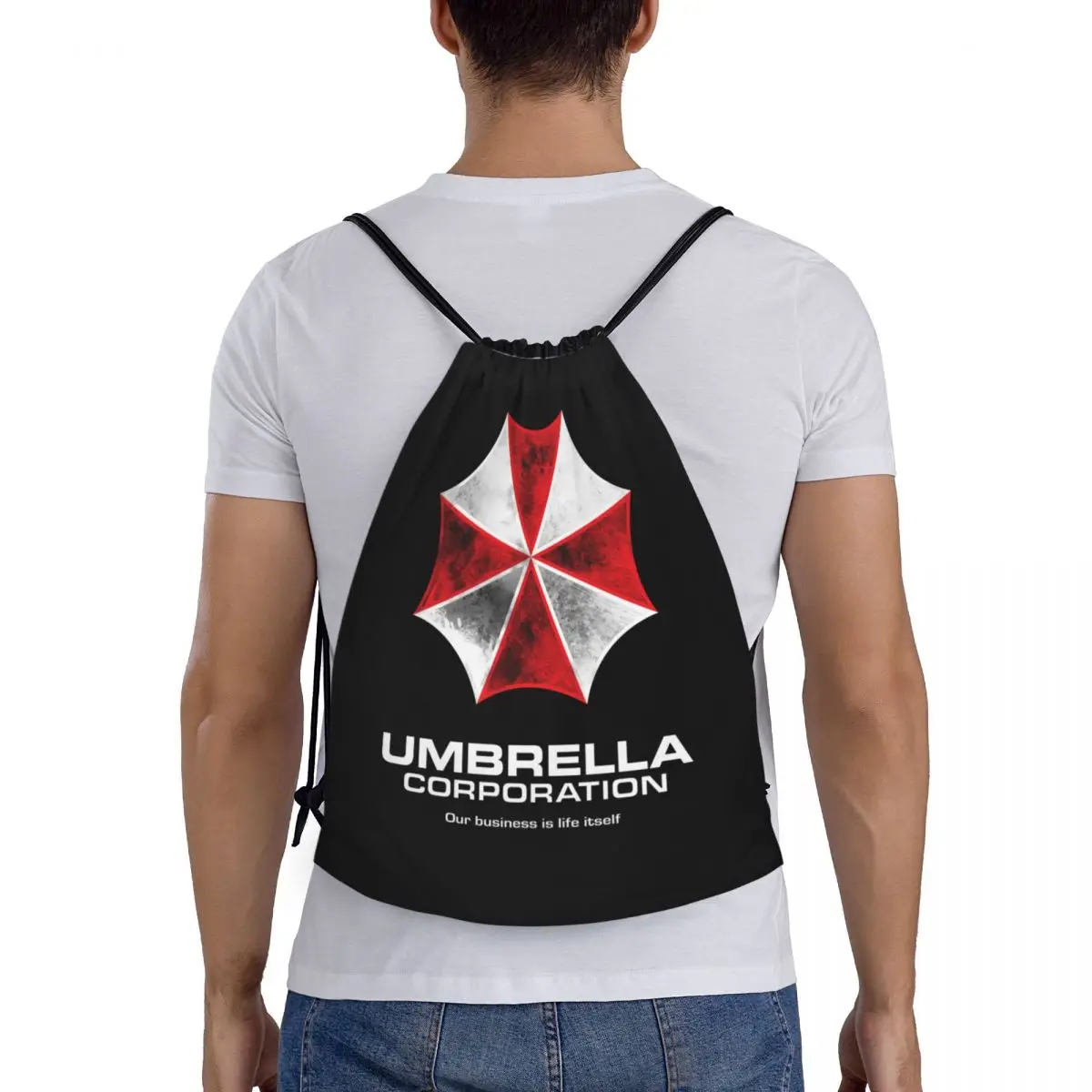 Ombrelli personalizzati società borse zaino con coulisse donna uomo videogioco leggero palestra sport Sacks Sacks per lo Shopping