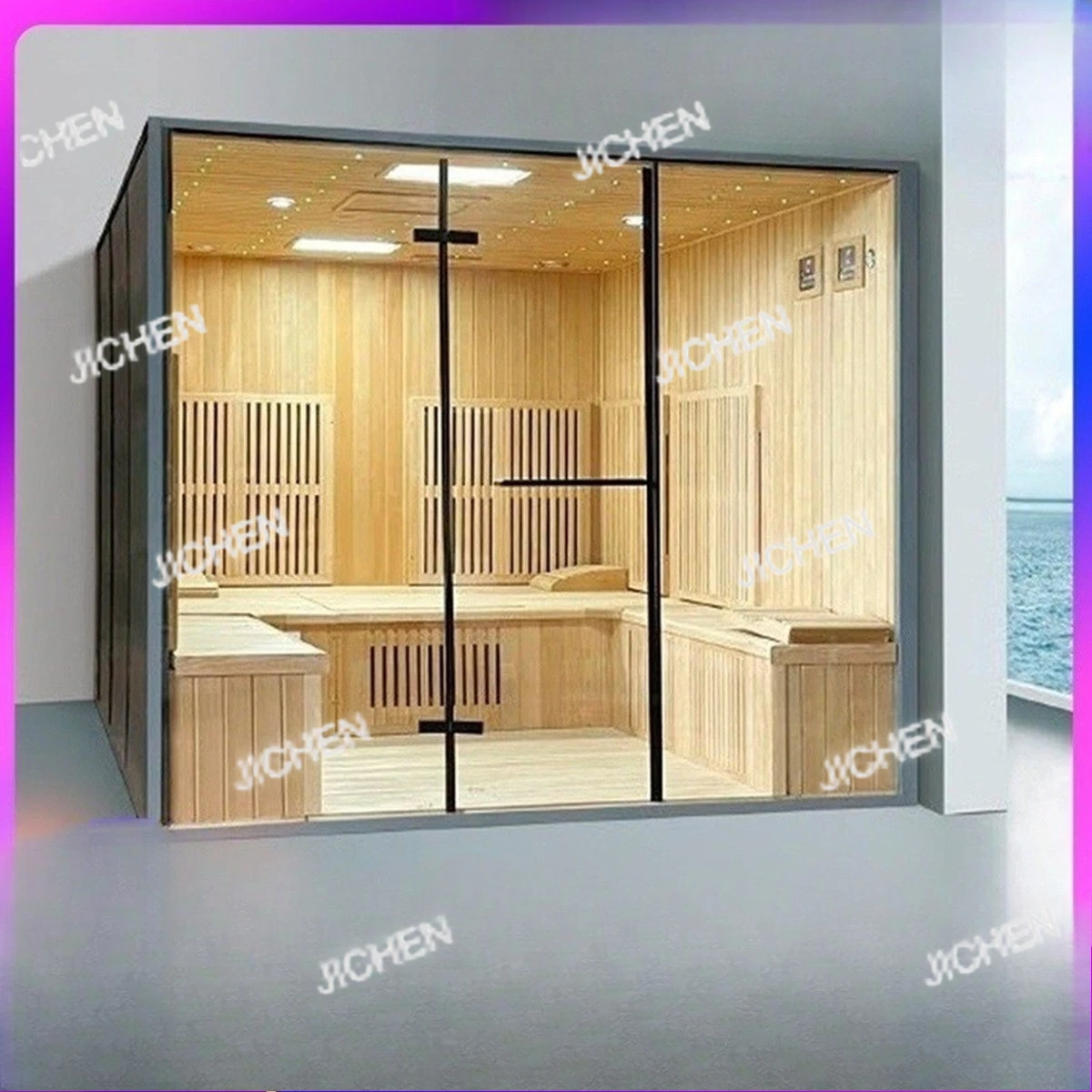 Sala De Sauna De Es…