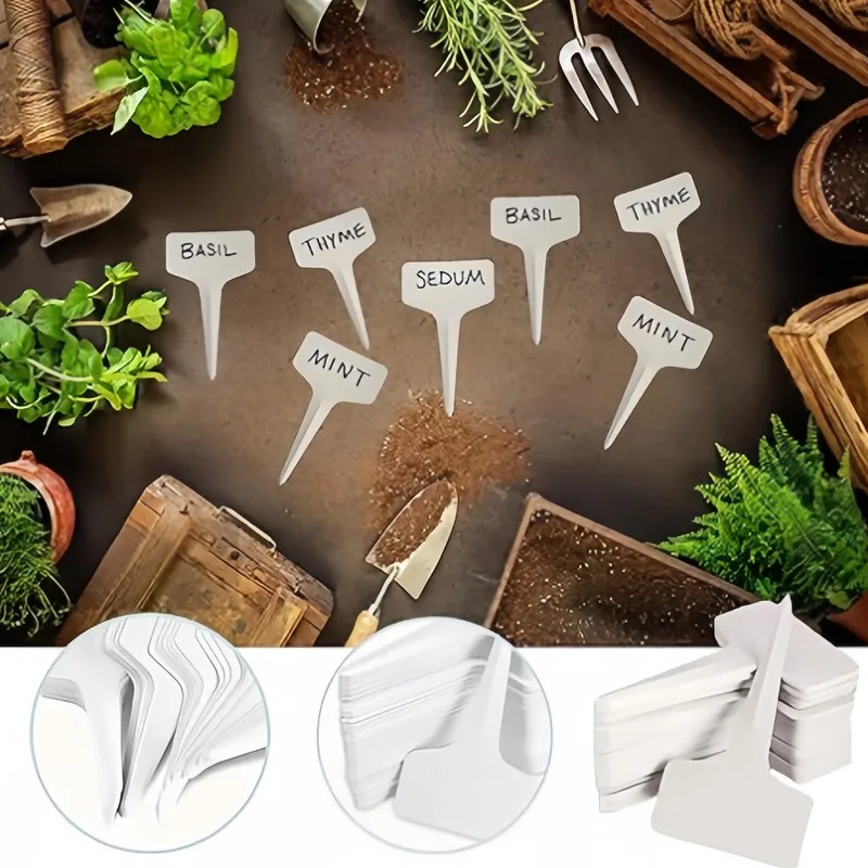 38 pcs Easy Insert Into Soil Nursery Plant Signs, great for Greenhouse Plant Labeling, Waterproof Fade Resistant