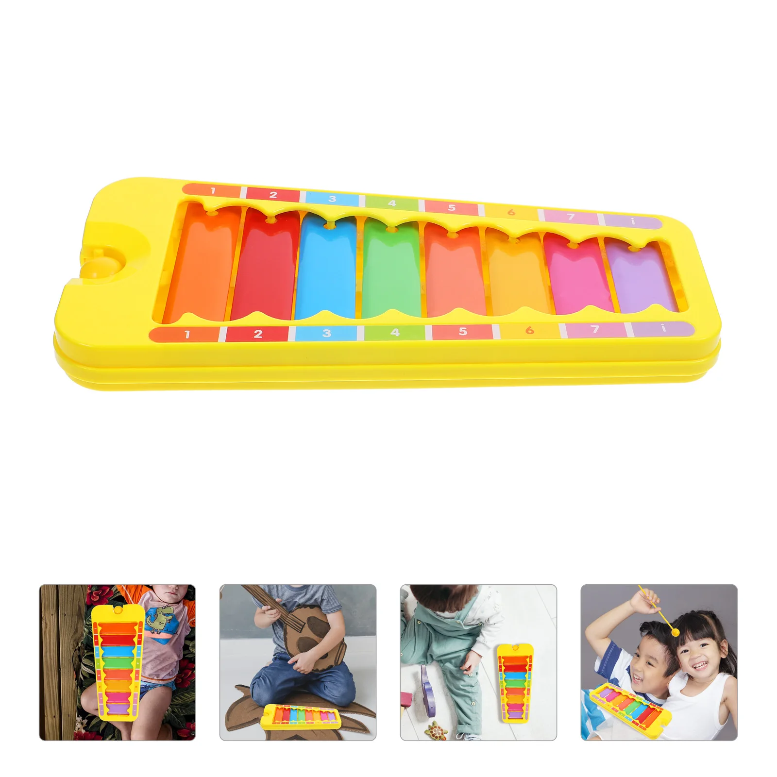 

Percussion Instrument Knock The Piano Preschool for Kids Plastic Baby Instruments