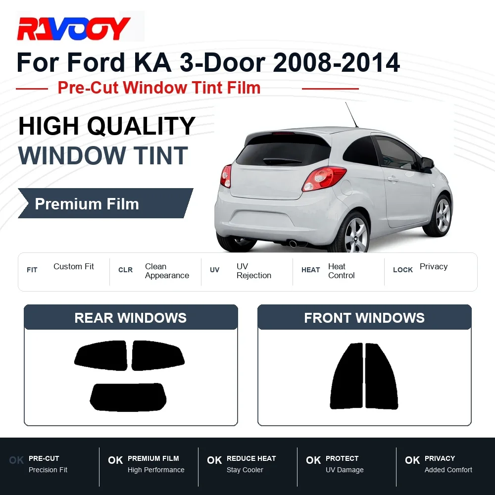 pelicula-de-privacidade-com-protecao-uv-e-rejeicao-de-calor-para-vidros-dianteiros-e-traseiros-do-ford-ka-3-portas-2008-2014-pre-cortada-premium