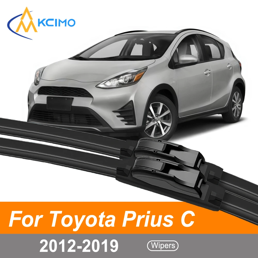 

Windscreen Wiper Blades For Toyota Prius C NHP10 2012-2019 All-Season Rubber Quiet Durable Front Windshield Set of 2