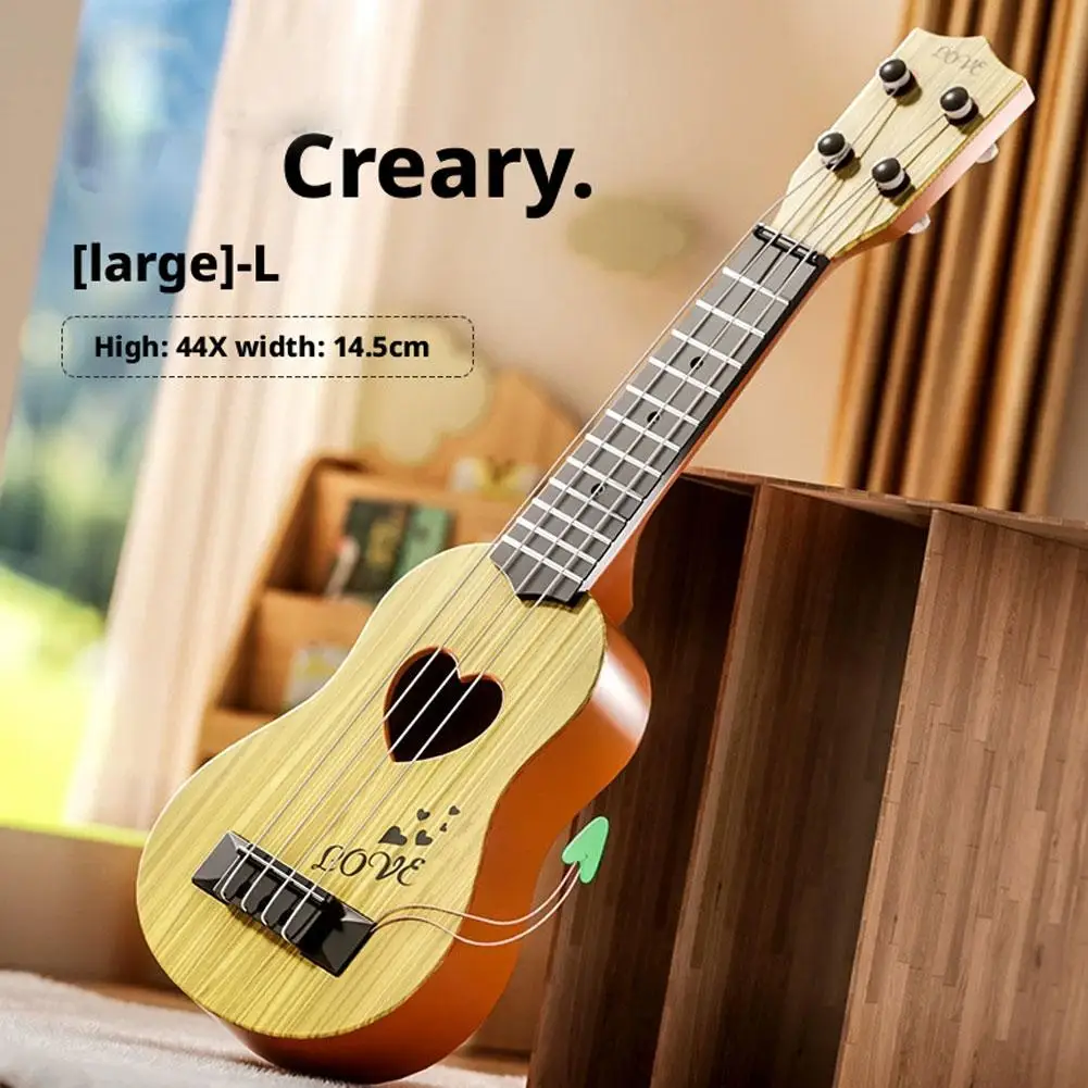 子供のおもちゃウクレレ模擬ミニギター教育楽器子供のための早期啓蒙演奏可能な音楽おもちゃギフト