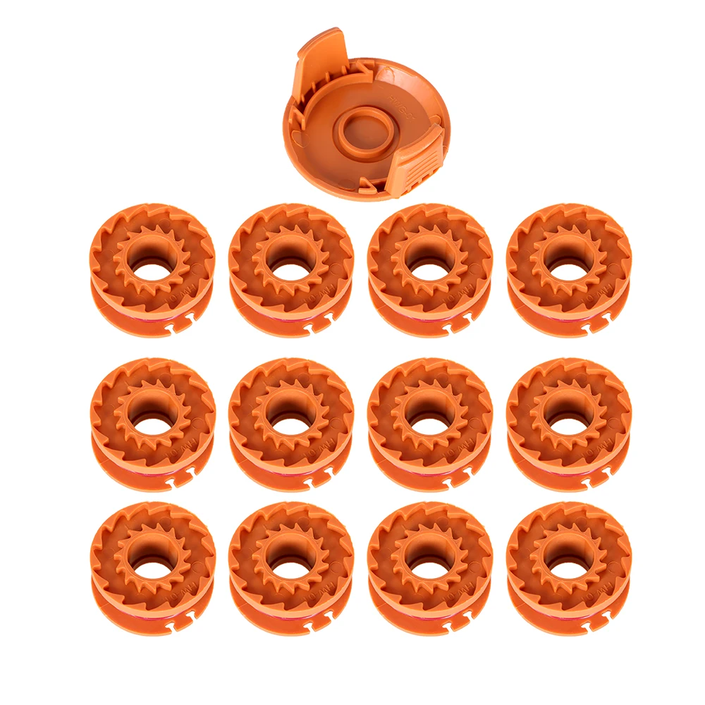 For Worx WG150 WG151 WG153 WG154 Replacement Spool Line String Trimmer 12 Pack