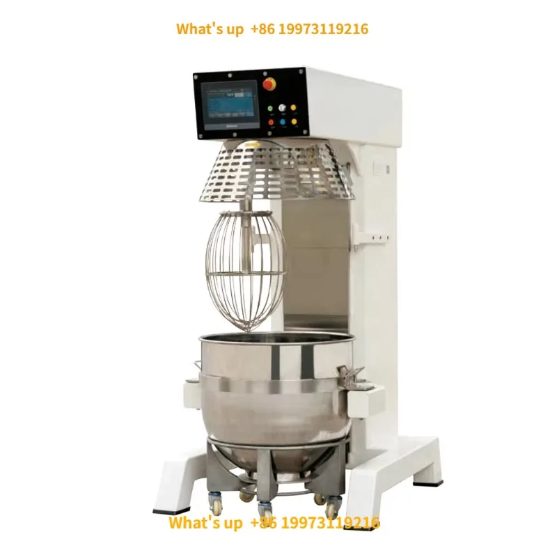 2026 Hot 100 Litre Commercial Dough Mixer Kitchen Flour Planetary Electric Bread Cake Pizza Dough Mixer Dough Stand Kneading