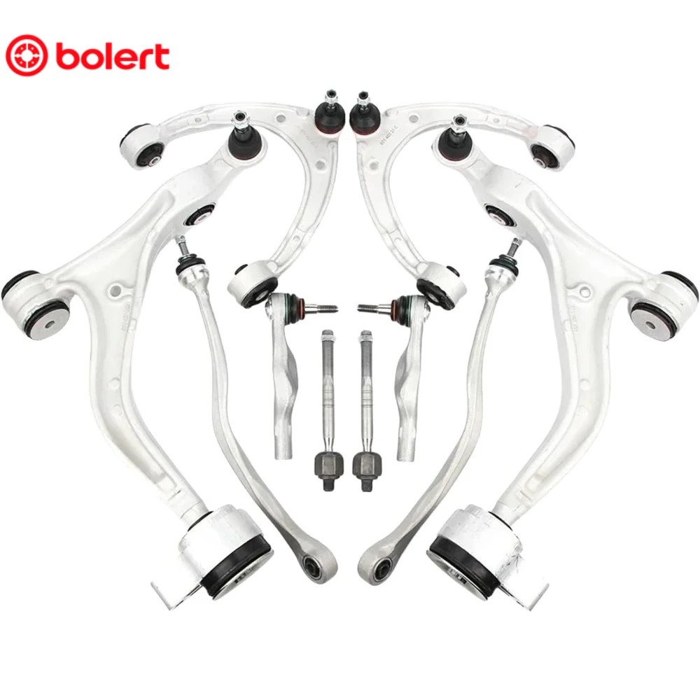 10Pcs Suspension Control Arm Ball Joint Stabilizer Link Tie Rod Kits For Porsche Panamera 971 971407151H 971407152H
