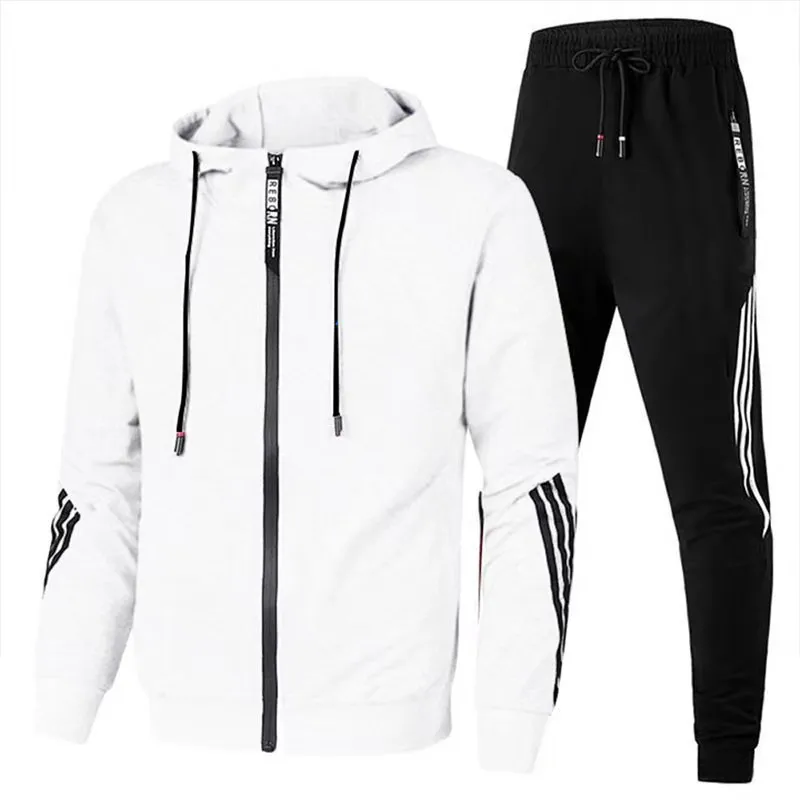 

2025 Men's Sets Hoodies+Pants Autumn Sport Suits Casual Sweatshirts Tracksuit Sportswear Male Casual Sports Jacket Jogging Suit