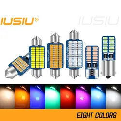 Bombilla Led Interior para coche y camión, lámpara de señal, 2 piezas, 12V, 24V, T10, C5W, Festoon, BA9S, W5W, C10W, T4W, 194, 28mm, 31mm, 36mm, 39mm, 41mm