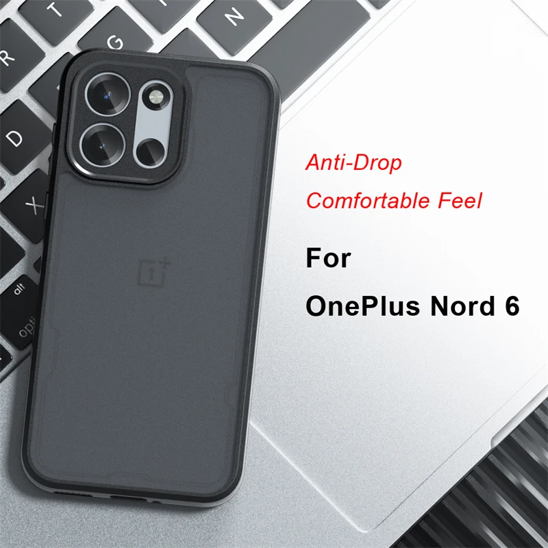 Frosted Feel Case For OnePlus Nord 6 Case Silicone Matte Clear TPU Phone Protector Case OnePlus Nord 6 Cover OnePlus Nord 6 Case