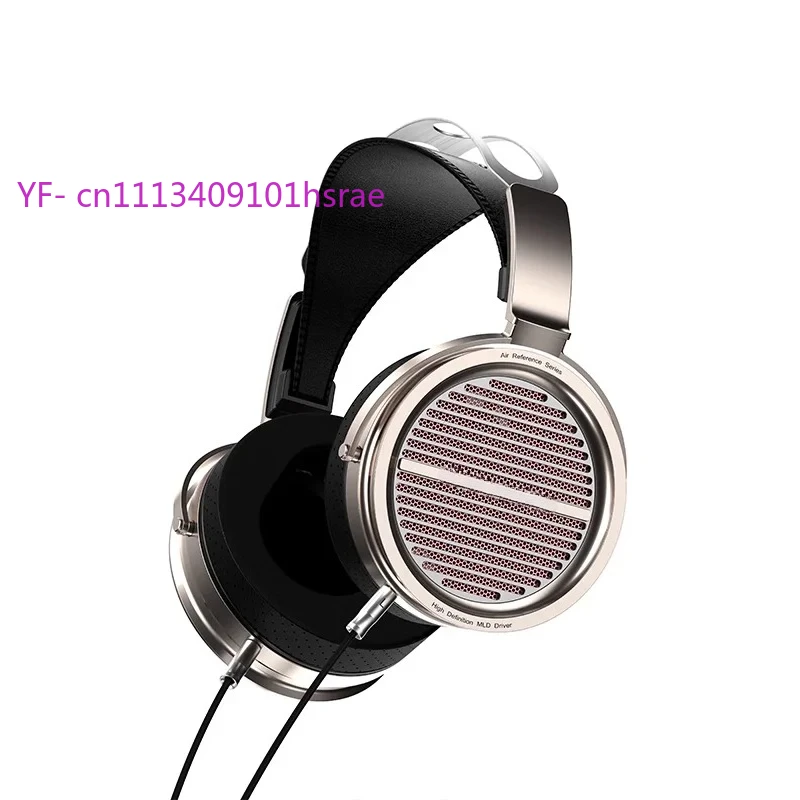 AR5000 Glass Over-Ear Headphones, HiFi Fever Stereo Gaming Monitor Headset, 50mm Dynamic Driver Open-Back Earphones for Computer