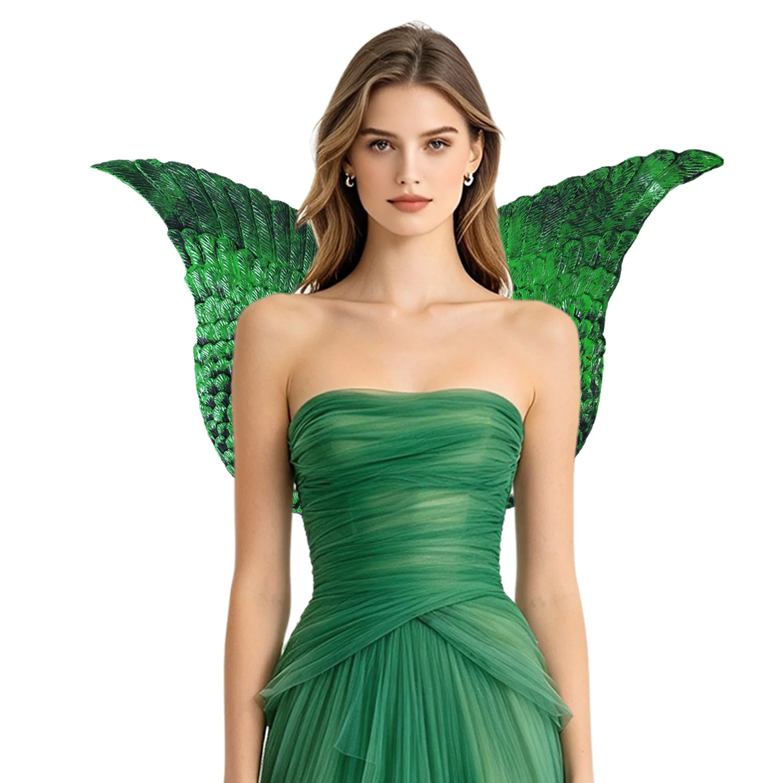 Adults Kids Angel Wings Fairy Costume Props with Elastic Straps for Halloween Role-playing Theme Party Cosplay Stage Performance