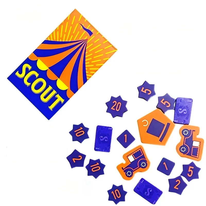 لعبة اللوحة 2-5 أشخاص لعبة البوكر بطاقة اللعب سطح السفينة للحزب الكشفية بطاقة لعبة السيرك الكشفية #5