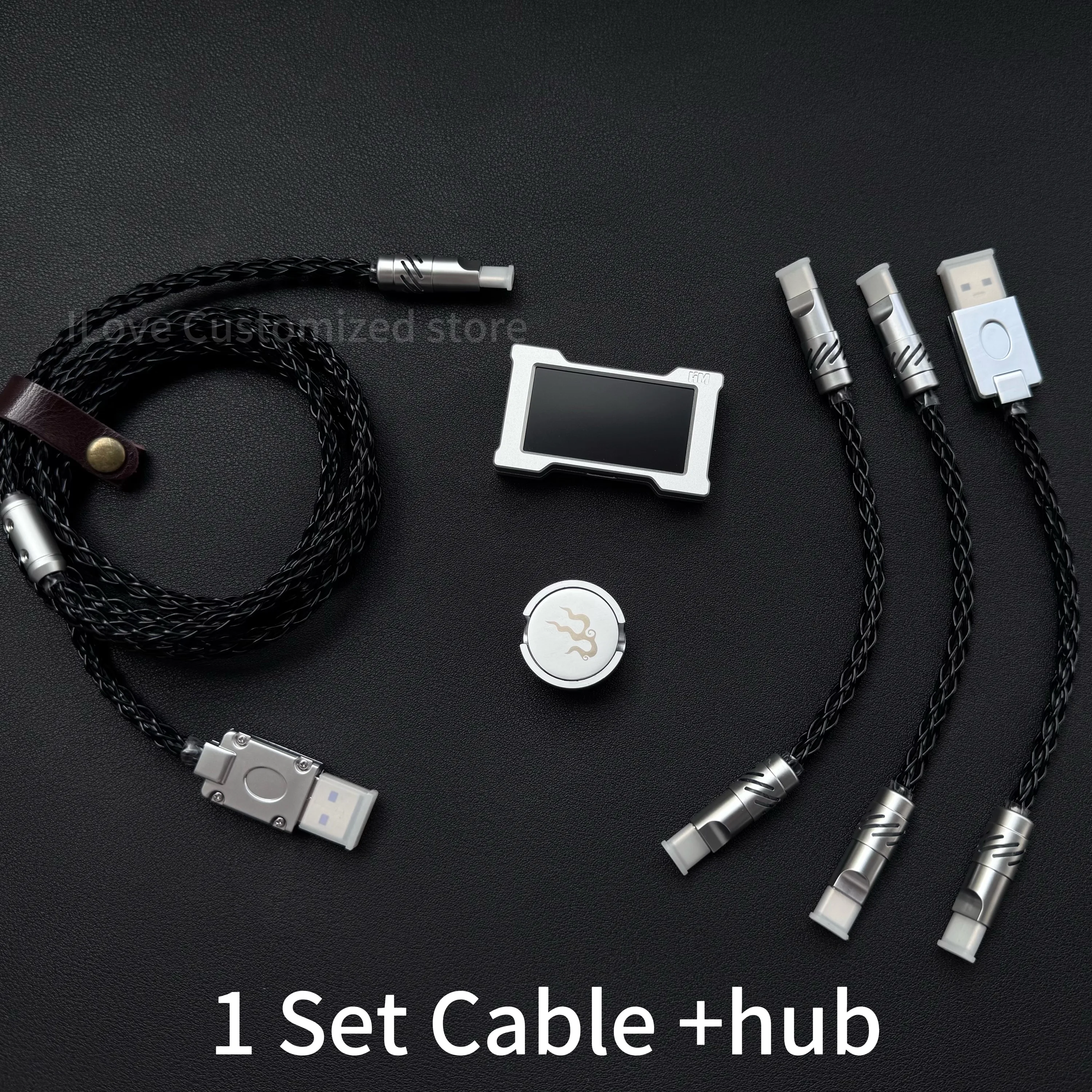 8k keyboard cable Single crystal copper Magnetic controllable lights for Esports hub/HMlab hub 15cm C-C/15cm/1.3m USB-C