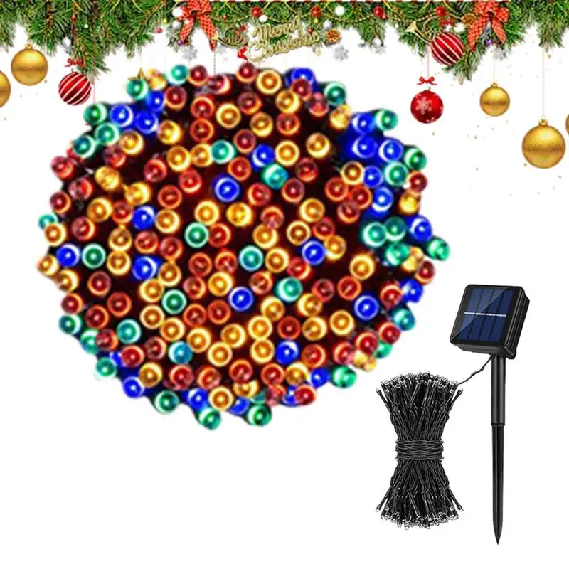 Christmas Light Strings For Outside Outdoor String Lights Waterproof Solar Operated String Lights Decorative Christmas String