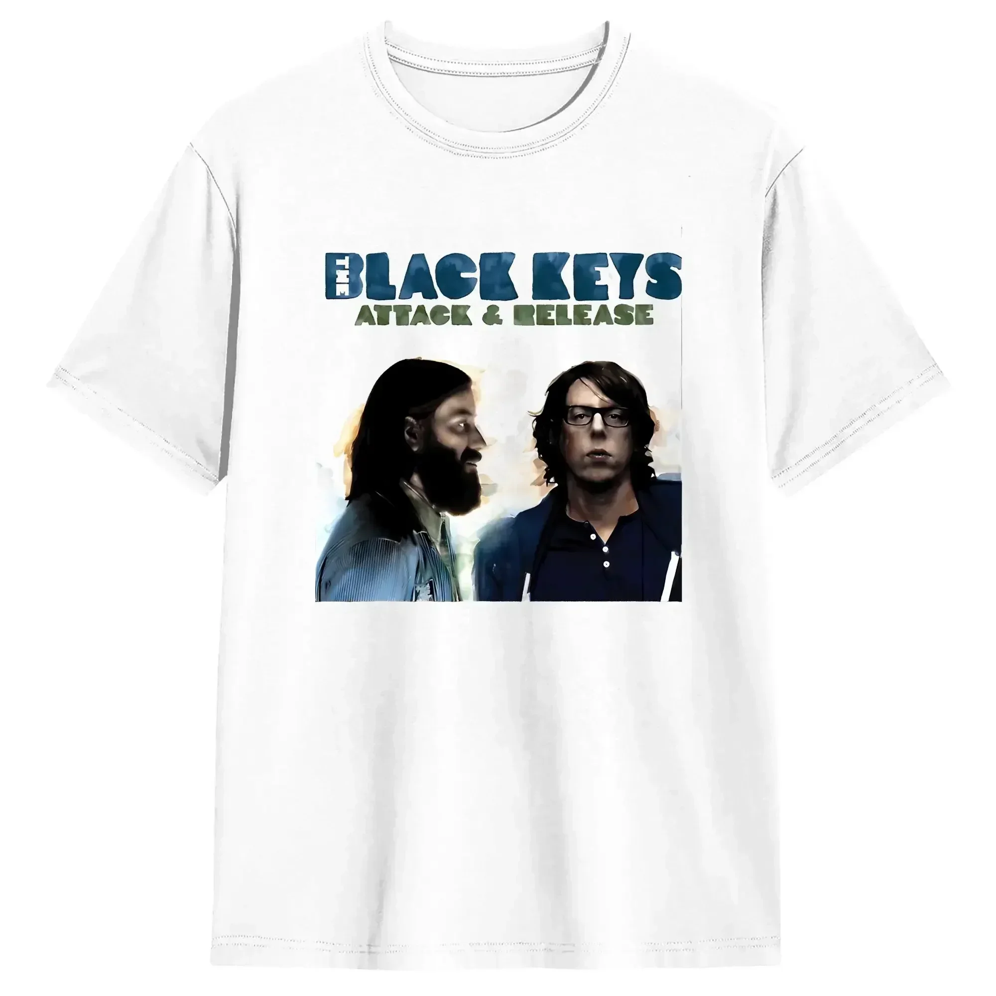 The Black Keys Band on Tour 2026 T Shirts for Men Cotton Fashion T-Shirt Round Collar  Tee Shirt Short Sleeve Tops Gift Idea