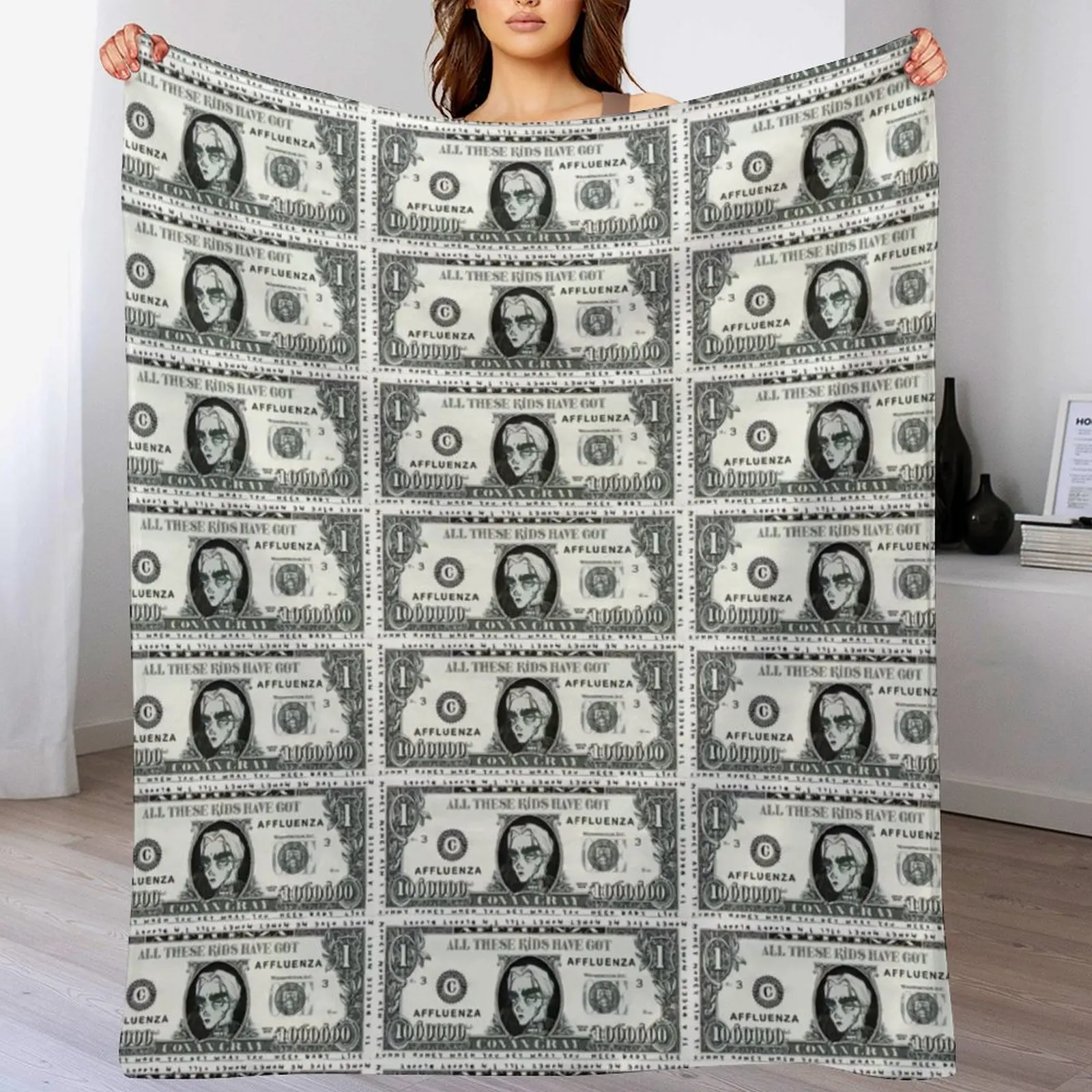 

Affluenza, kid krow, conan gray Throw Blanket warm winter Cute Soft Plush Plaid Designers Blankets