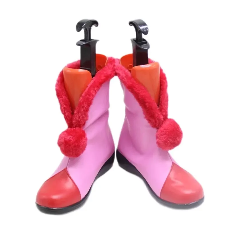 เกม Saiba Momoi คอสเพลย์ผู้หญิง Props รองเท้าหนัง PU สําหรับฮาโลวีน Carnival Party คริสต์มาสปรับแต่งเครื่องแต่งกาย