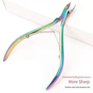 Colored nail nipper nipper, clipper, dead skin remover, light nail art tool for beauty salon, colorful pliers, 1 pc 12 Main Tissue Sales - №12