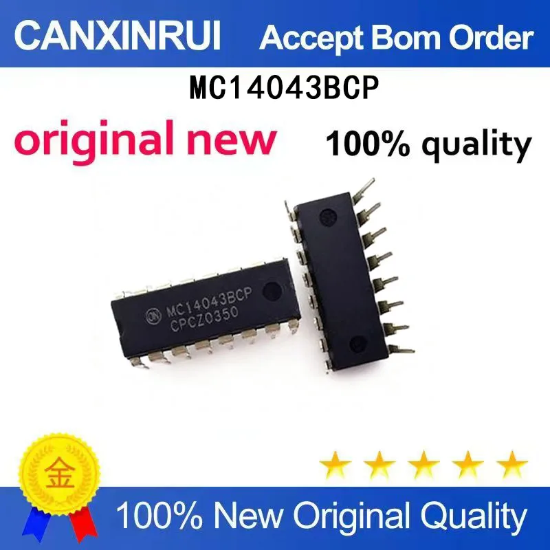 (5-100 Pieces) Brand new original MC14043BCP MC14043B direct insertion DIP-16 spot chip