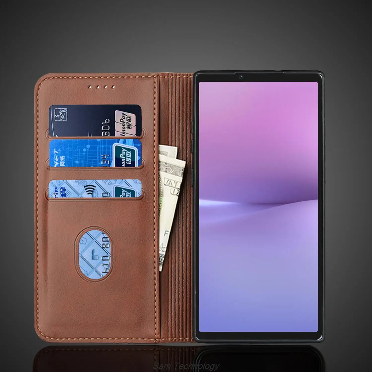 Magnetic attraction Leather Case for Sony Xperia 10 V 6.1\