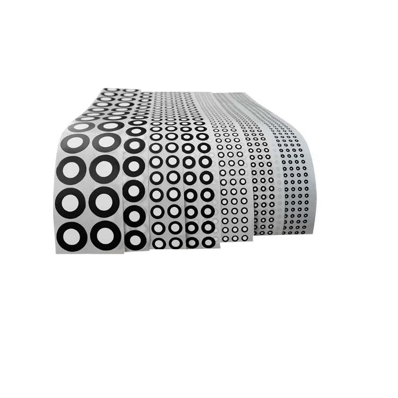 3D scanner marking points, self-adhesive reading machine marking points, labels, matte black dots, marking points