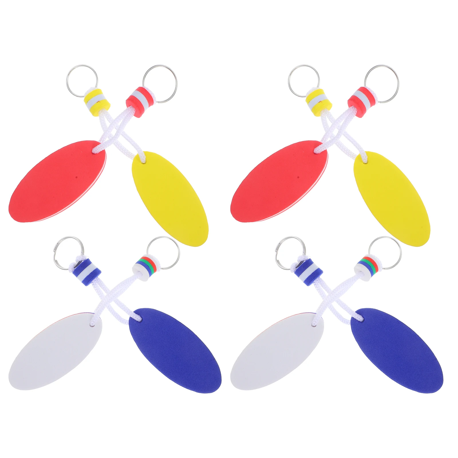 

8pcs Waterproof Floating Keychains for Boating Surfing Outdoor Activities EVA Material Durable Keychain Gifts Packaging