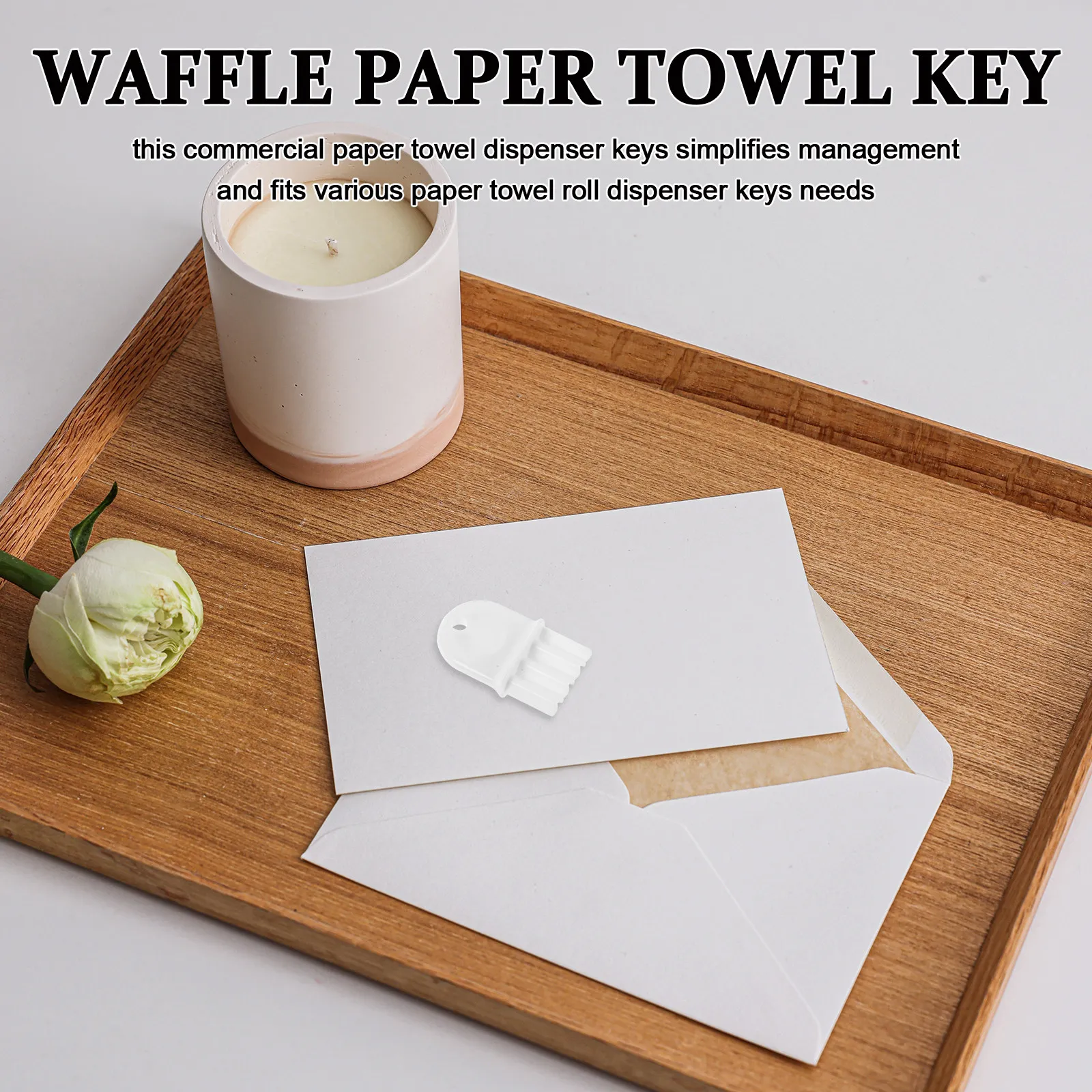 10Pcs Paper Towel Dispenser Key Plastic Replacement Tool for Toilet Roll Napkin Tissue Box Holder in Hotels Offices Public