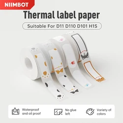 Niimbot D11/D110/D101 Cute Sickers Label Paper Name Sticker Books Stationery Homework Cartoon