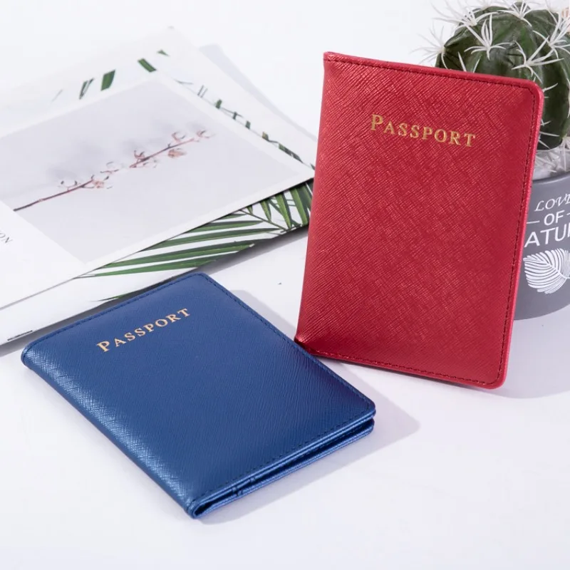 

Solid Color Passport Holder Passport Protective Case Document Passport Cover ID Bank Credit Card Holder Travel Accessories