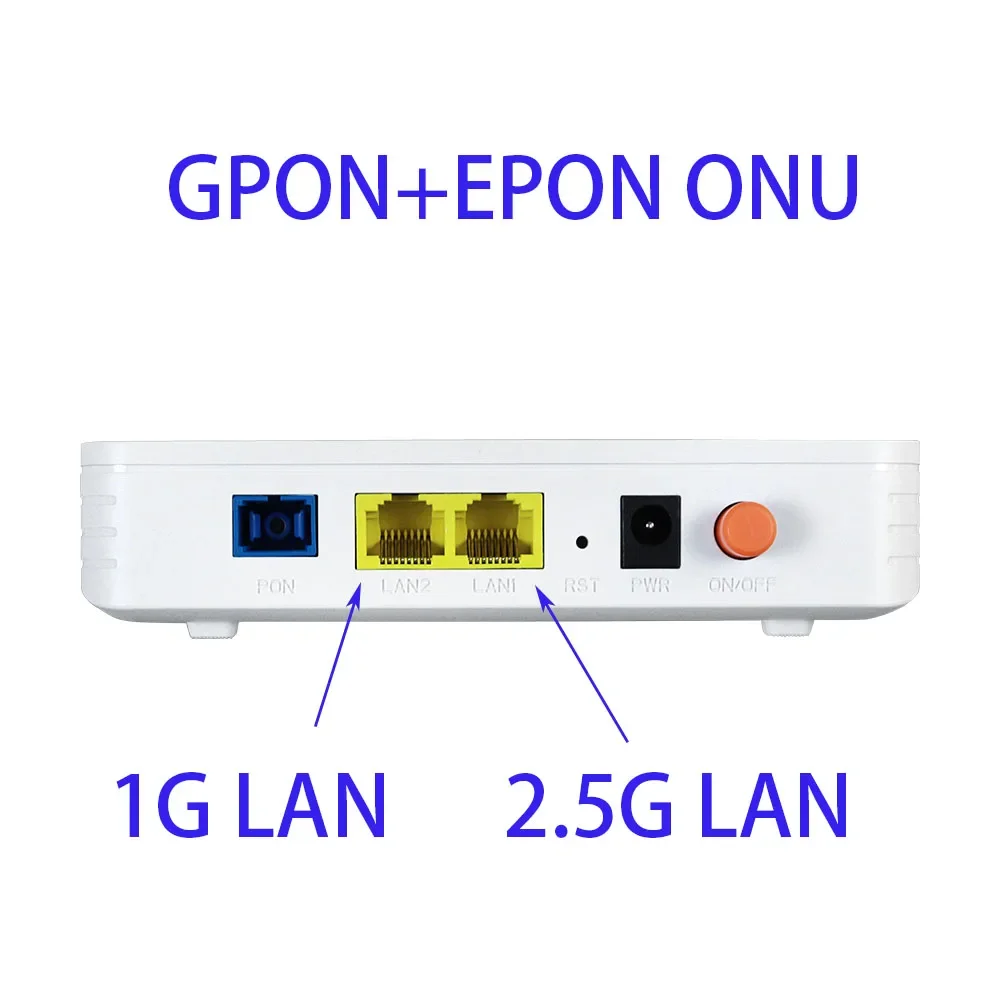 2.5GE GPON EPON ONT Modem networking mini ftth fiber f460 used Xpon ONU, EPON ONU, GPON ONU