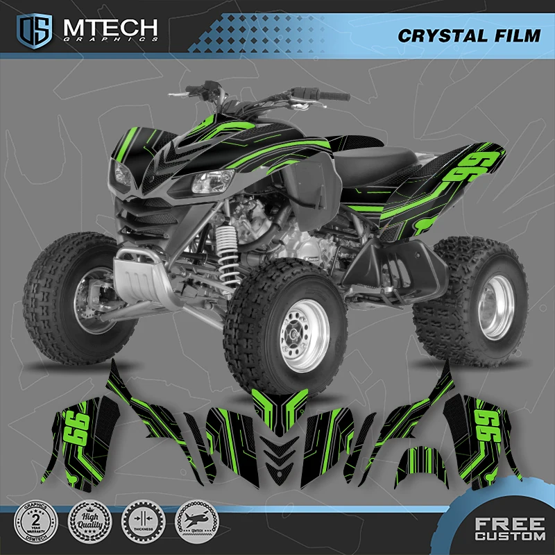 DSMTECH Motorcycle Custom Graphics Decals Stickers Kits For Kawasaki KFX 700 003