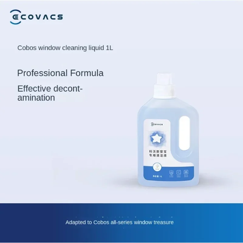 Original fit ECOVACS Window Accessories Window Cleaning liquid 1L for all window models