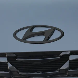 Front Grid Adhesive Decoration for Hyundai, ABS Car Logo, Tucson Accessories, Accent Elantra, Santa Fe, Sonata I40, IX25, IX35, emblem 10 Main Sales Hyundai emblem - №4