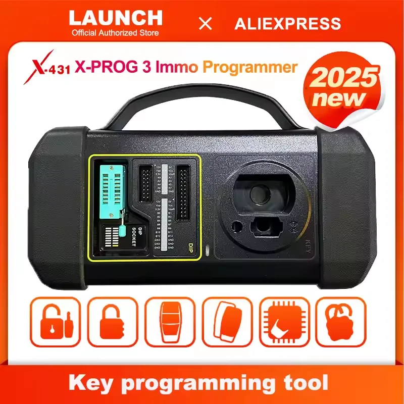 

2025 LAUNCH X431 X-PROG 3 Программатор автомобильных ключей Сканер Obd2 XPROG3 Имобилайзер Смарт-ключи Пульт дистанционного управления X Prog3 Для Launch Pro X431 seriel