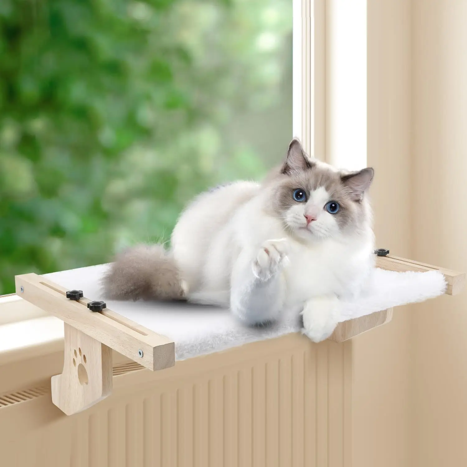 

Cat bed, cat hammock hanging cat nest, hanging bed windowsill hanging bed cat frame, window balcony pet cat sunbathing