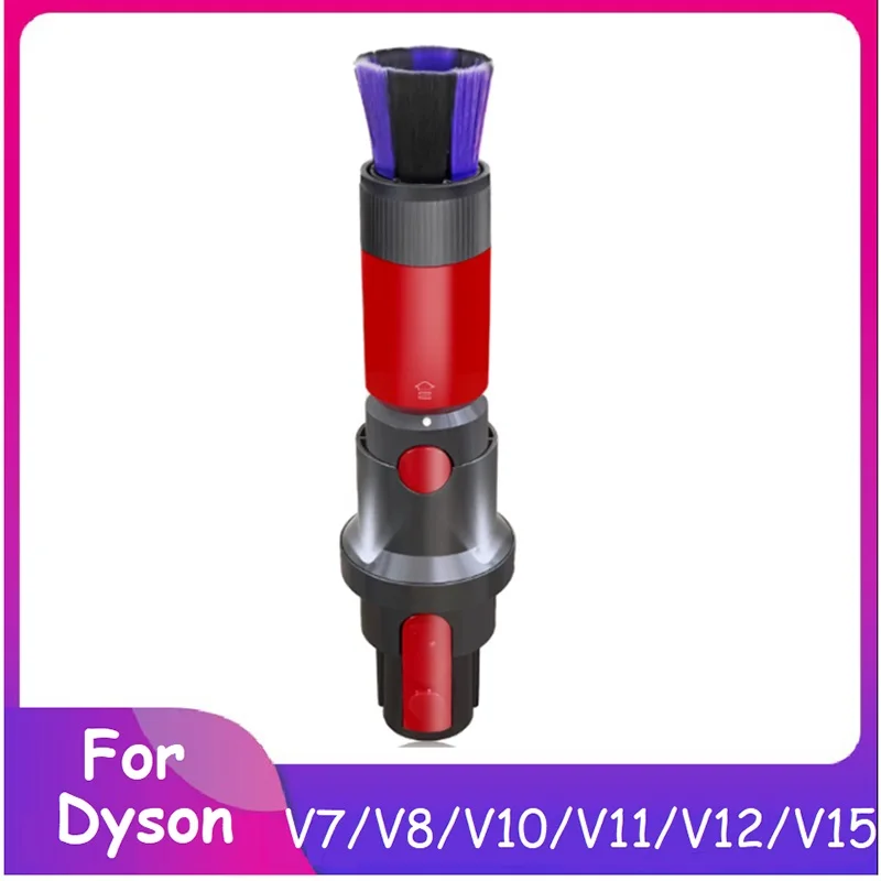 

Для пылесоса Dyson V7 V8 V10 V11 V12 V15, автоматическая очистка детской освещенности, без следов, щетка для пыли, Щелевая головка