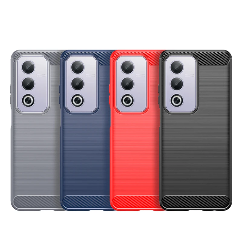 For OPPO A80 5G Case Cover OPPO A80 5G Capas New Phone Bumper Back Silicone Shockproof Soft TPU Carbon Fiber Fundas OOPPO A80 5G